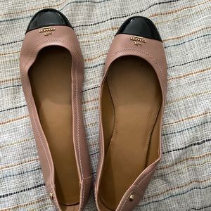 Coach leather flats